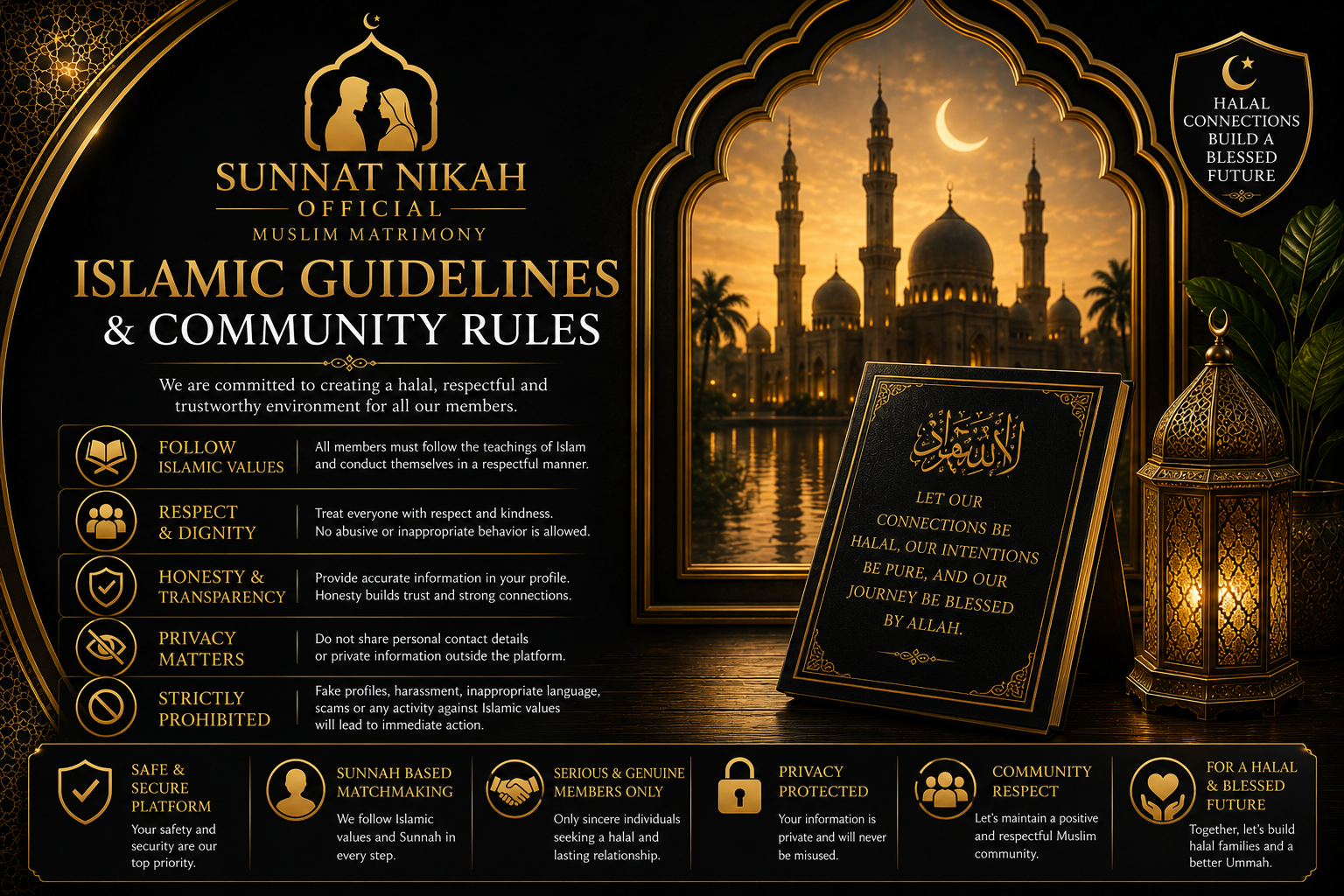 Islamic guidelines and community rules sunnat nikah